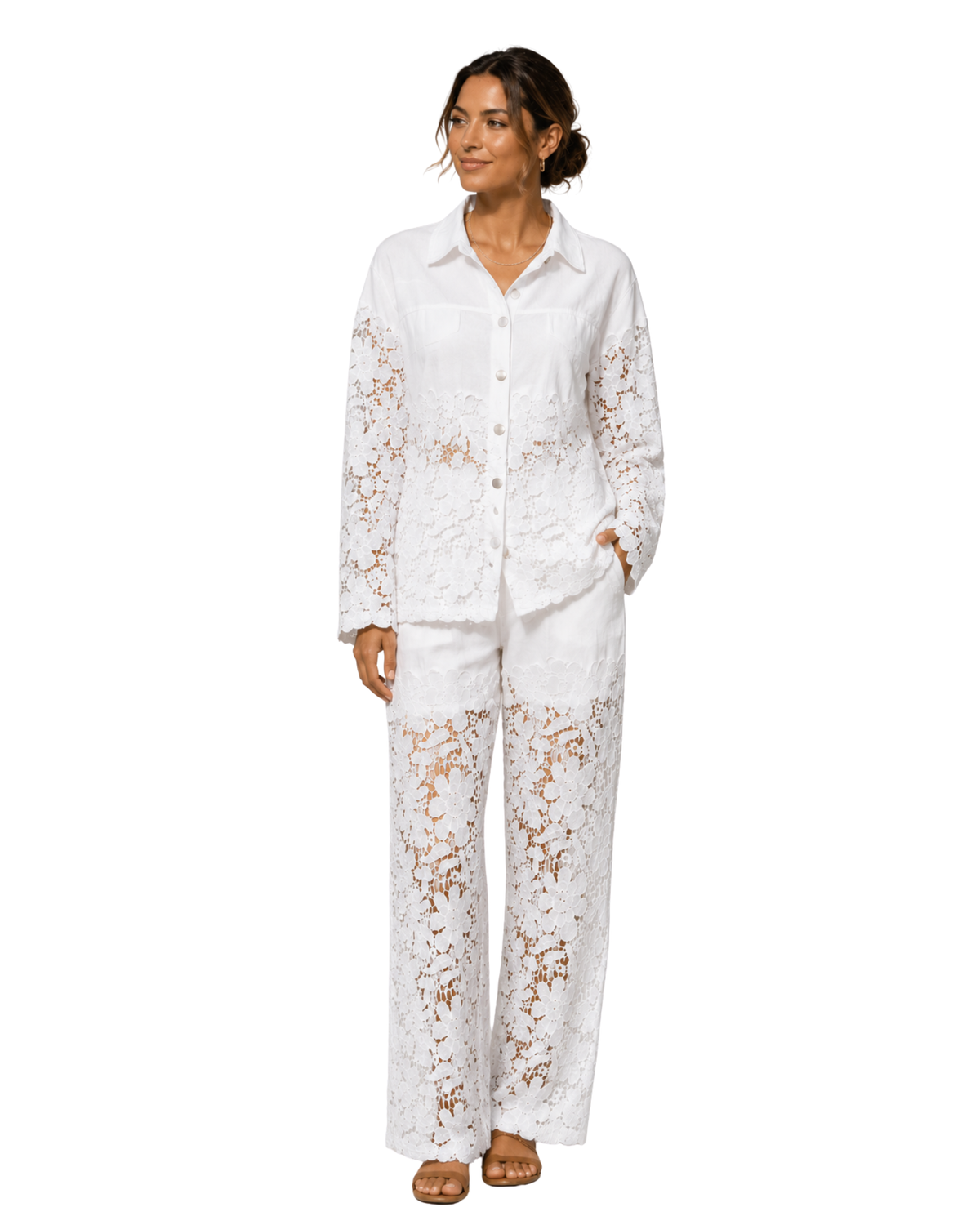 The Blanc Lace Co-ord Set