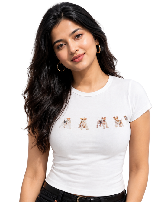 Puppy Print Baby Tee