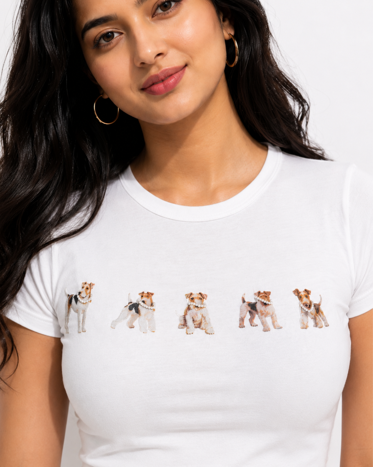 Puppy Print Baby Tee