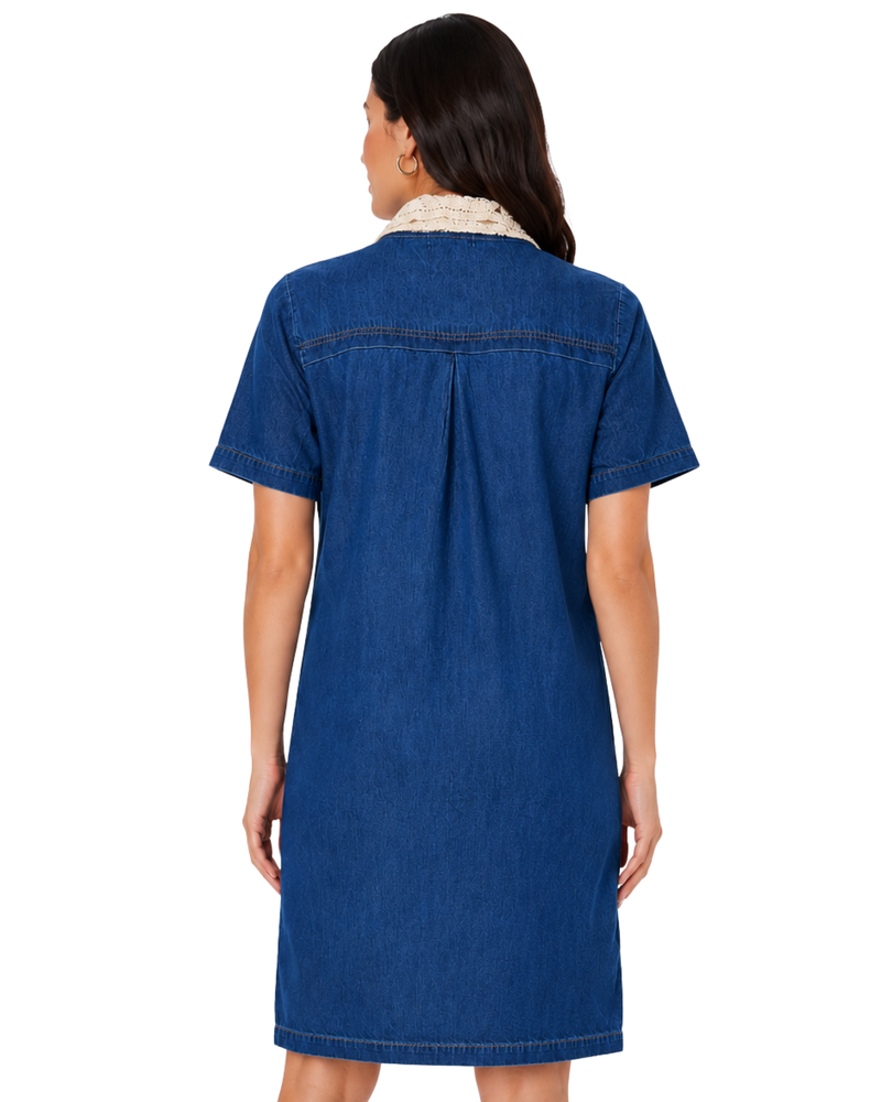 Ocean Breeze Button Maxi Dress
