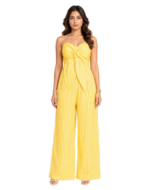 Stylish Cord Set for Women Party Wear-Sunbeam Stripe Co-ord-Flirty Feathers
