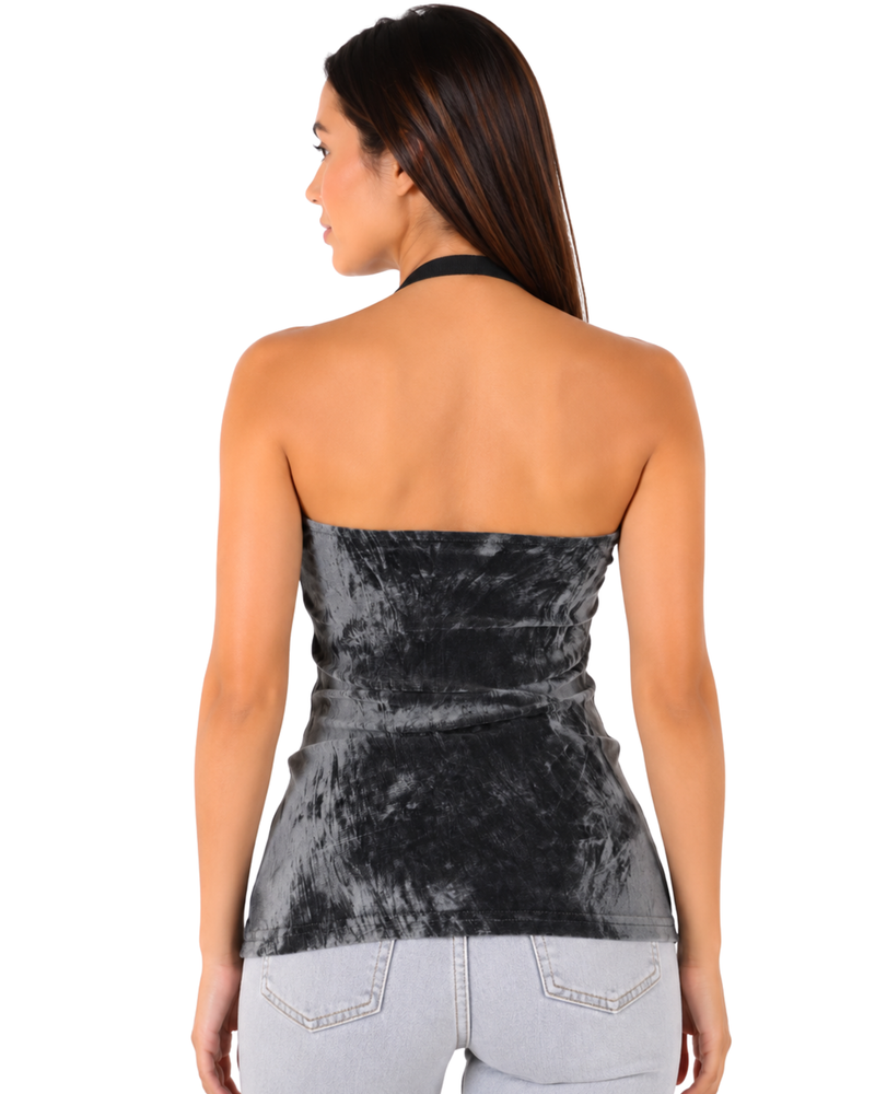 Velvet Touch Halter Top