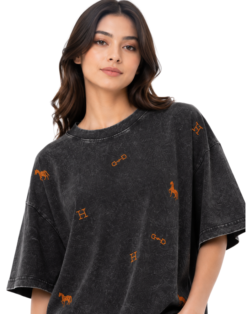Midnight Rodeo Oversized Tee