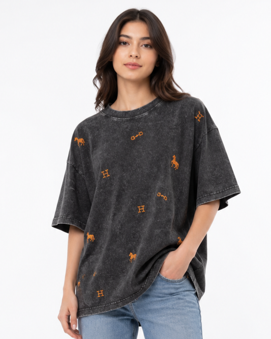 Midnight Rodeo Oversized Tee