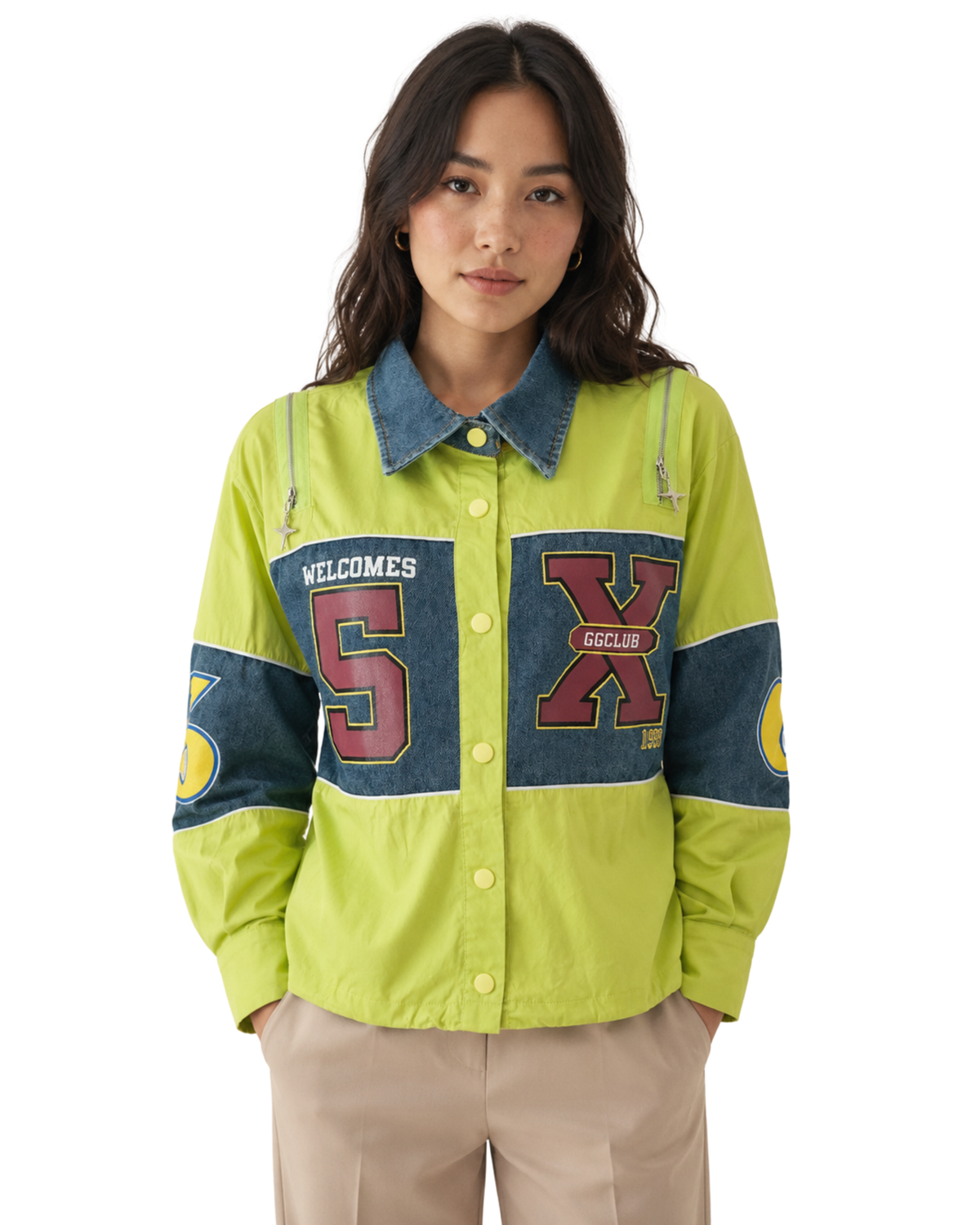 Varsity Colorblock Racing Jacket