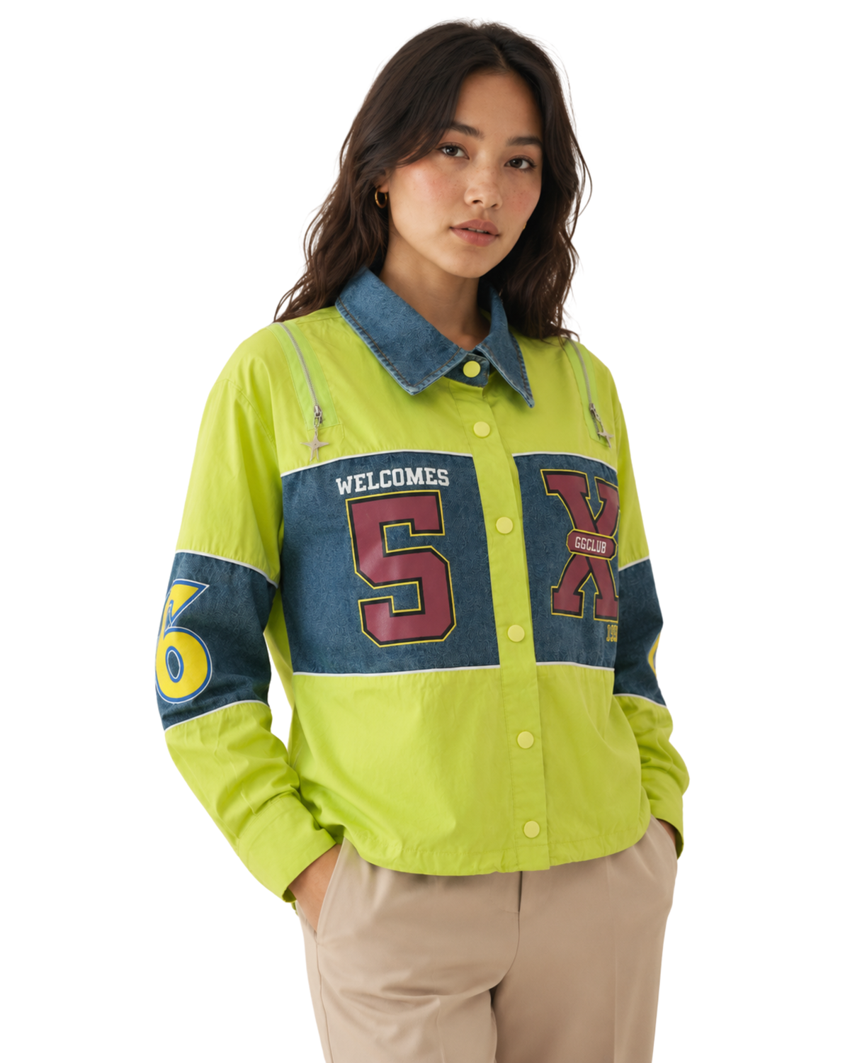 Varsity Colorblock Racing Jacket