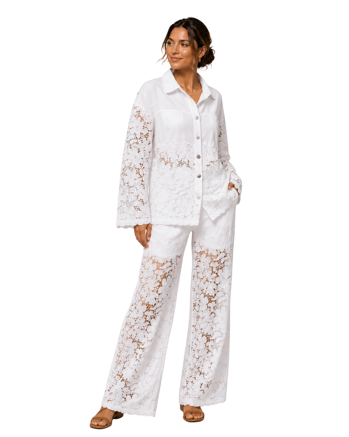 The Blanc Lace Co-ord Set