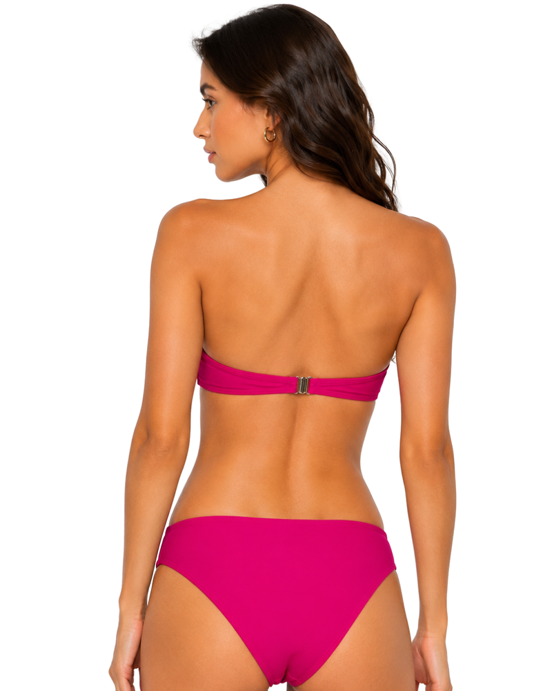 Swimwear for Women-Pink Rosette Bikini Set-Flirty Feathers