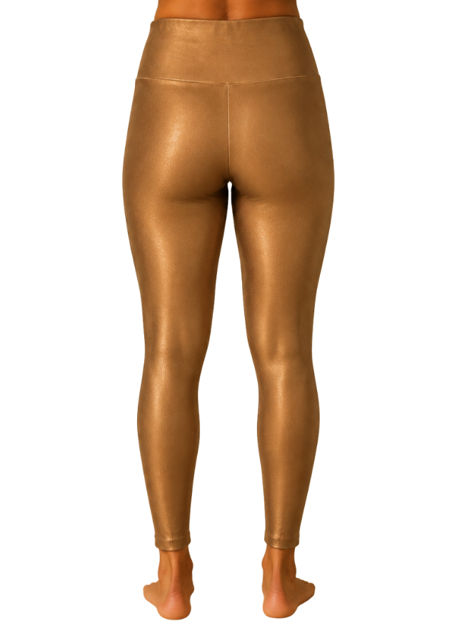 Afterglow Metallic-Finish Leggings For Women