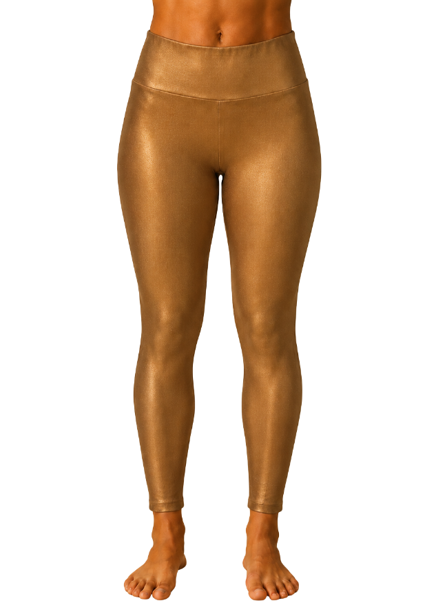 Afterglow Metallic-Finish Leggings For Women