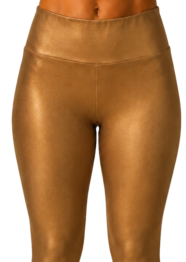 Afterglow Metallic-Finish Leggings For Women