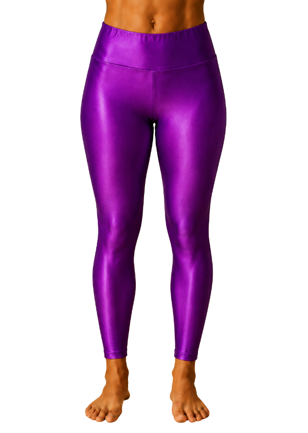 Amethyst Allure Liquid-Shine Leggings