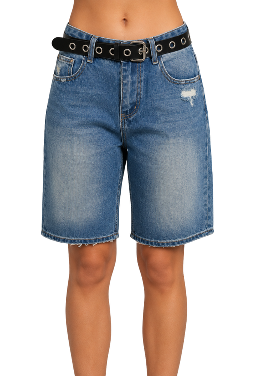 High-Waisted Tailored Shorts