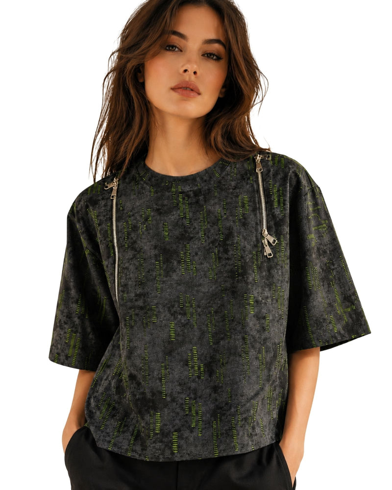 Neon Zip Oversized