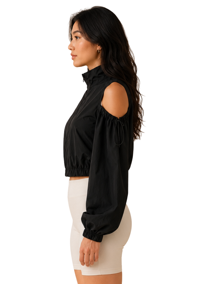 Scarlet Cut-Out Jacket
