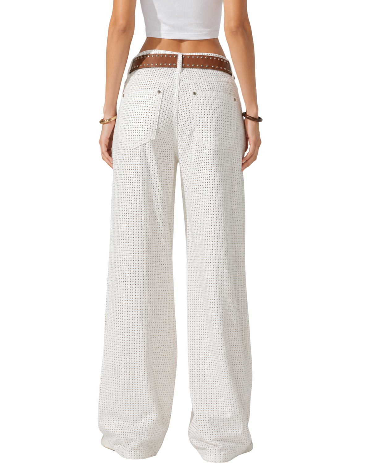 Moonlit Mesh Jeans