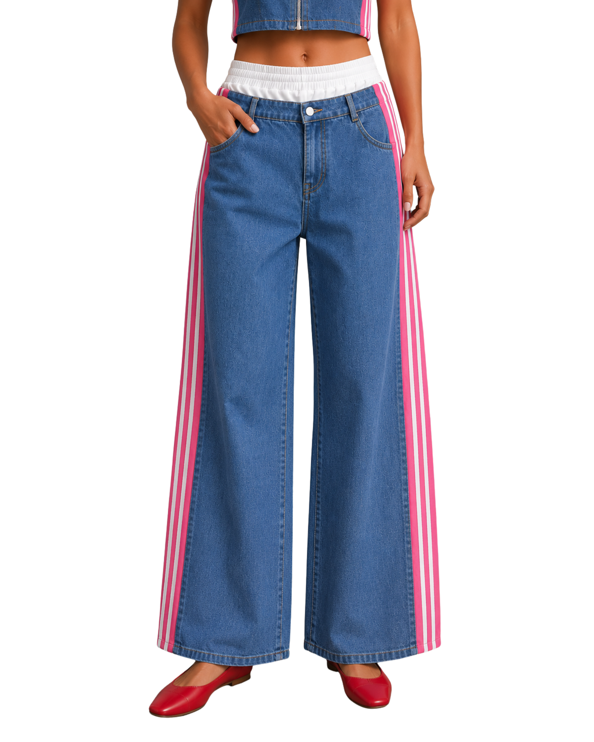 Pink Rush Denim Coord