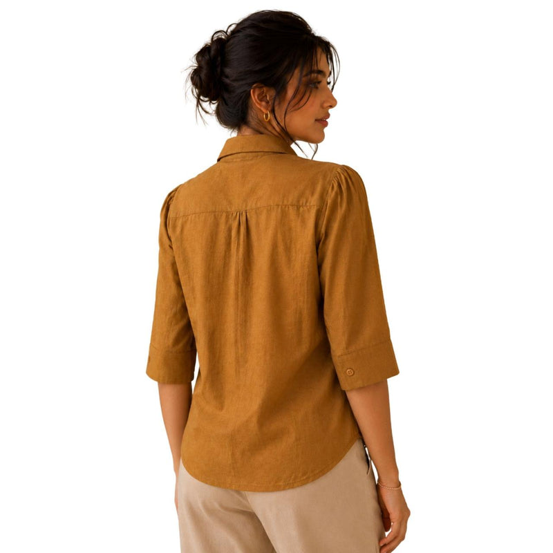 Women's Bow Neck Shirt | Stylish Formal Button-Down Top