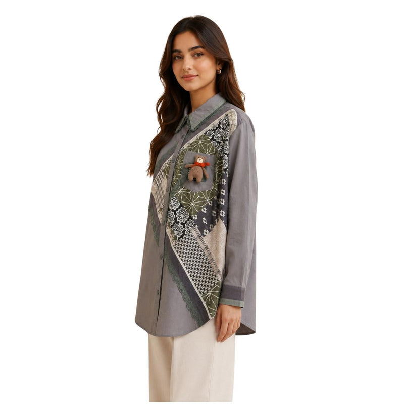 Women's Patchwork Charm Shirt